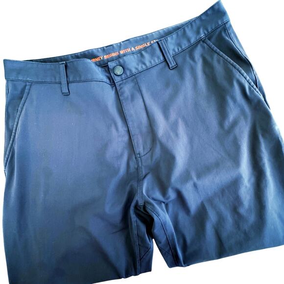 Rhône commuter classic pant navy blue size 33 inseam 31.5 straight leg stretch - Picture 4 of 9